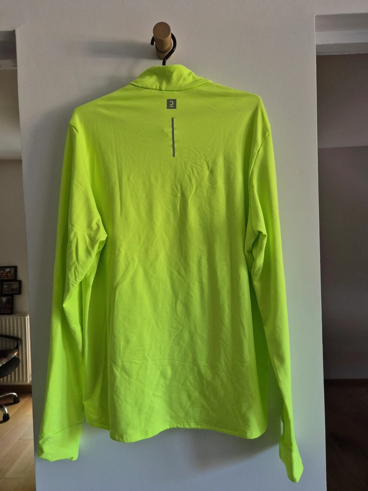 T-shirt manches longues polaire XL jaune décathlon – photo 2